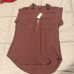 NWT XS Express Mauve top